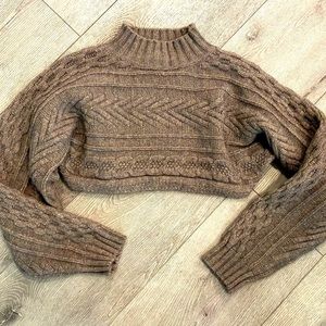 Superdown Cropped Sweater - S NEW